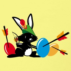 Easter-bunny-with-a-bow-and-arrow-T-Shirts.jpg